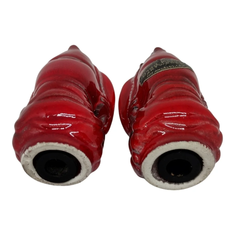 Rare Vintage Brad Keeler Ceramic‎ Lobster Salt and Pepper Shakers